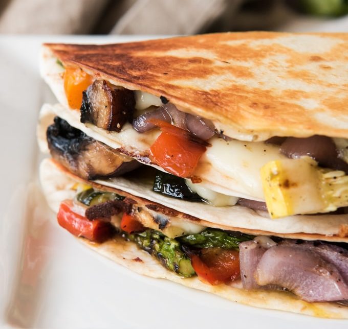 Summer Vegetable Quesadillas